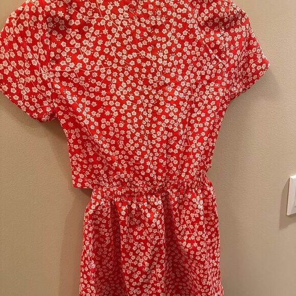 Princess Polly Women's Virgo Tie Front Short Sleev Romper sz2 - Picture 6 of 6